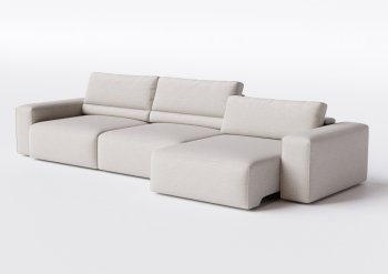 Sofá Cartago 2.56 - 2 Mod de 100 cm e braço de 28 cm
