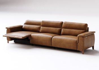 Sofá Reboot em Couro 3.50 - 3 Mod de 100 cm com braço